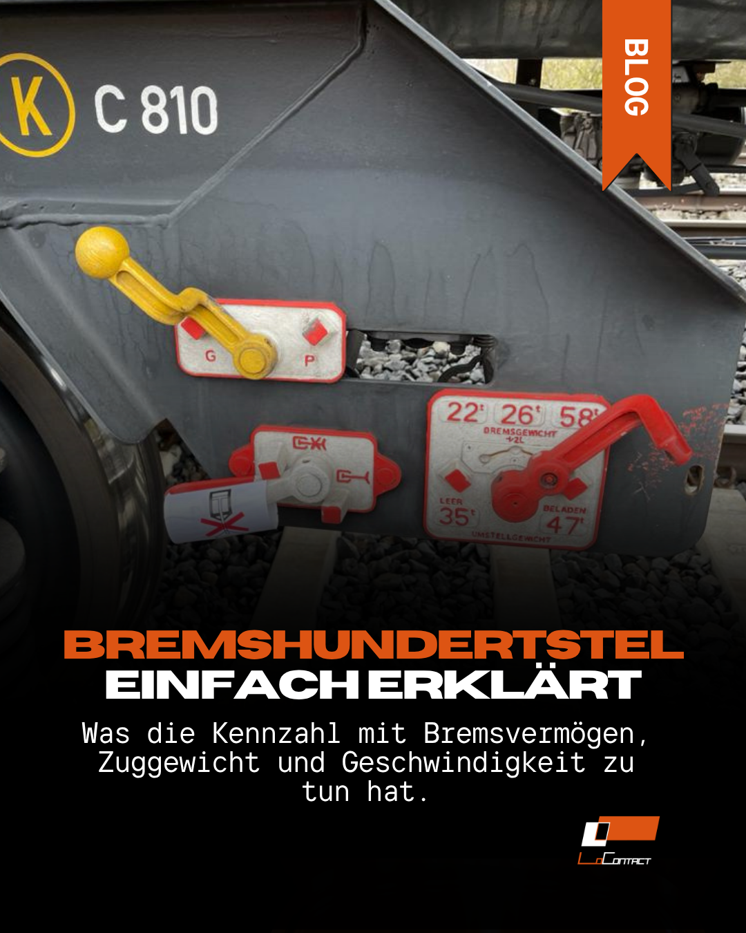 Das Bild zeigt die Bremshebel einer Lok, symbolisch für: Bremshundertstel einfach erklärt Bedeutung, Berechnung & Beispiel