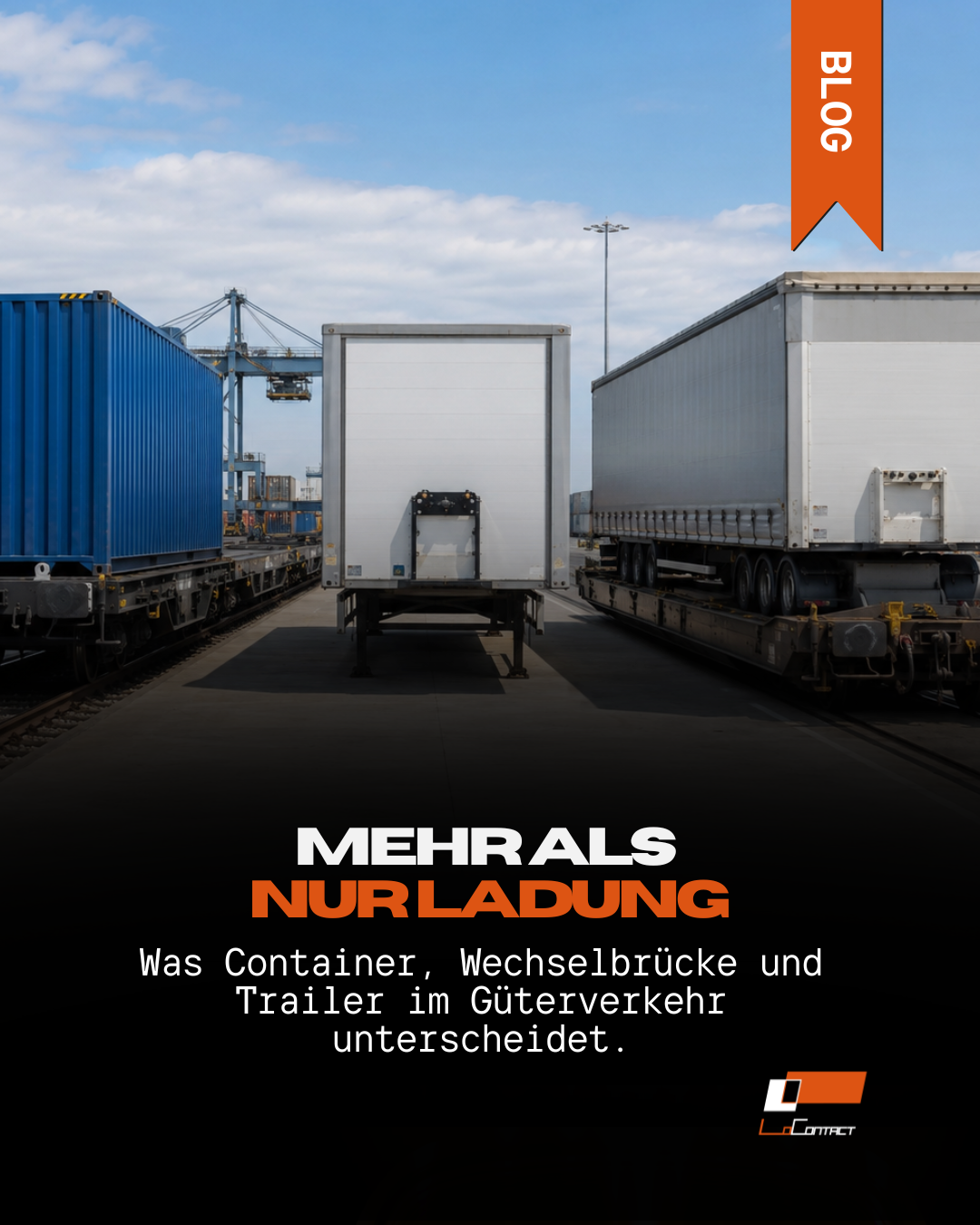 Das Bild zeigt mehrere Trailer in einem Fuhrpark, symbolisch für: Mehr als nur Ladung Was Container, Wechselbrücke und Trailer im Güterverkehr unterscheidet
