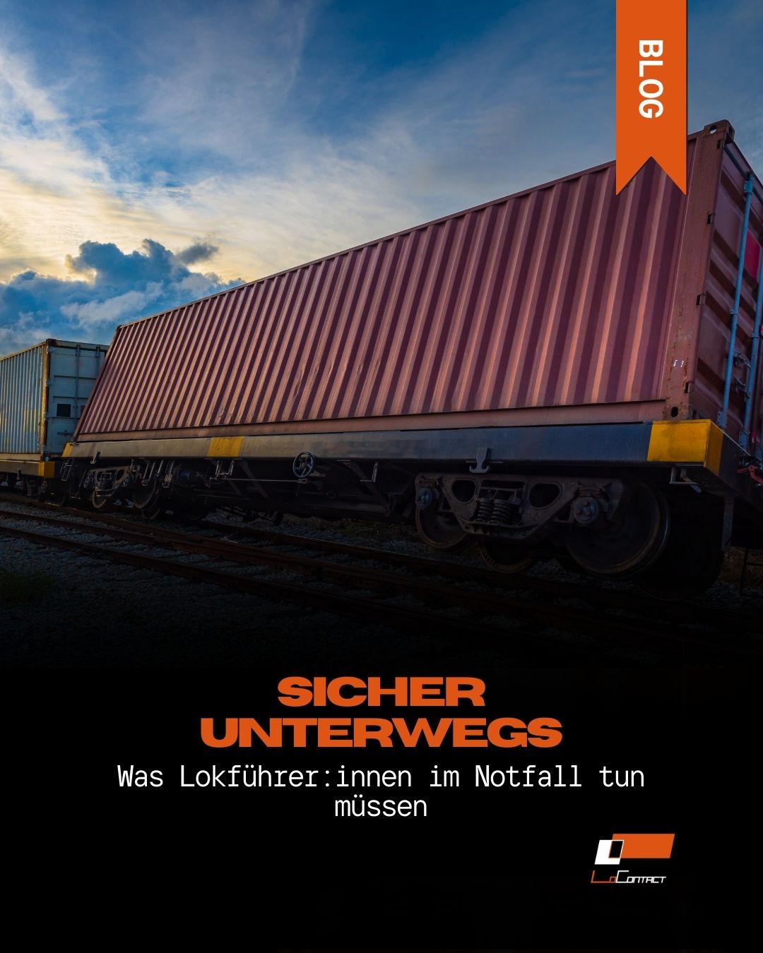 Das Bild zeigt einen entgleisten Wagon, symbolisch für: Sicher durch den Ernstfall So handeln Lokführer im Notfall